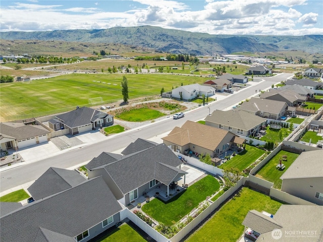 479 Sunny Brooke Ln, Chelan, WA 98816 - aerial view of residential area featuring a mountain backdrop