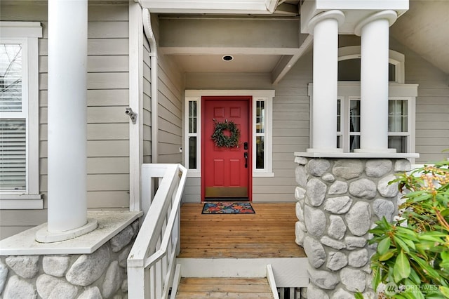 view of entrance to property