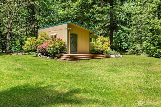 view of outbuilding with an outdoor structure