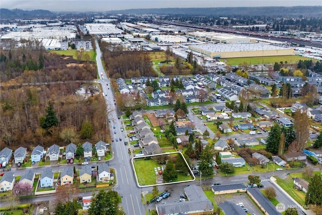 bird's eye view featuring a residential view