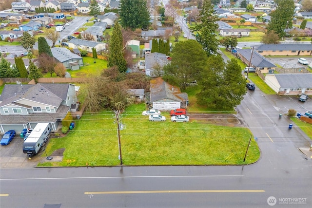 birds eye view of property featuring a residential view