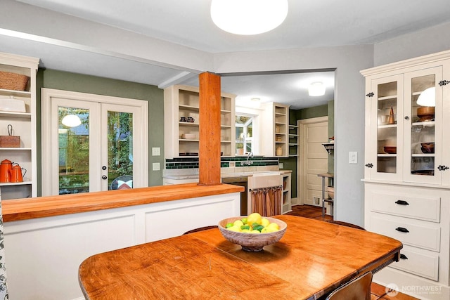 view of dining room