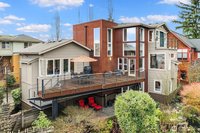 view of rear view of house