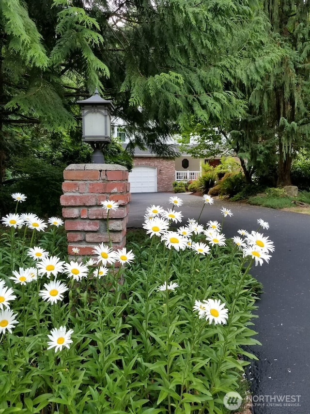 view of front of house featuring brick siding