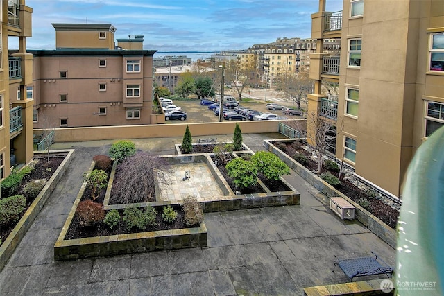 surrounding community featuring a vegetable garden