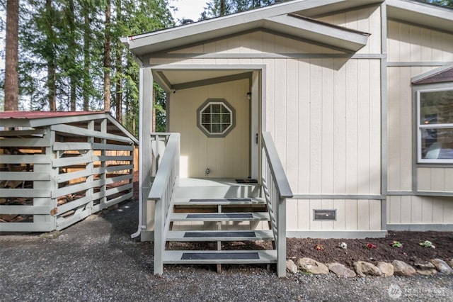 view of entrance to property