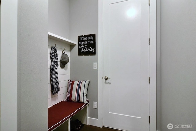 view of mudroom