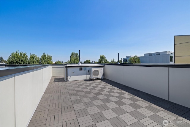 view of patio with ac unit