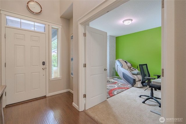 16103 NE 102nd Way, Vancouver, WA 98682 - foyer with healthy amount of natural light, baseboards, and wood finished floors
