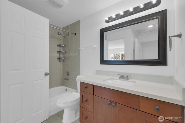 975 Aberdeen Ave NE Unit F407, Renton, WA 98056 - bathroom with toilet, vanity, and shower / bath combination