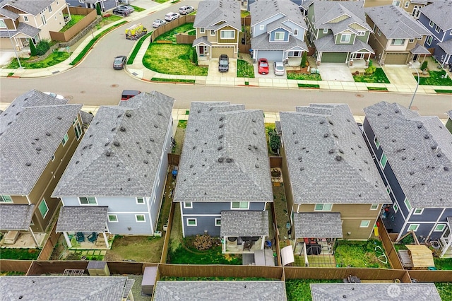 birds eye view of property featuring a residential view