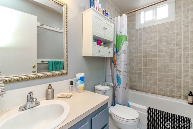 2029 S 7th St, Tacoma, WA 98405 - bathroom with shower / tub combo, toilet, and vanity