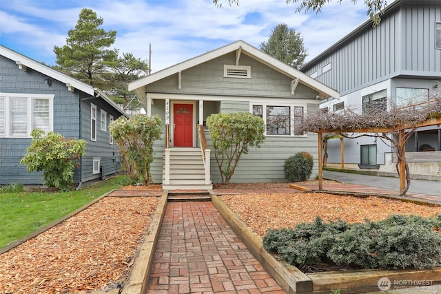 view of front of house with entry steps