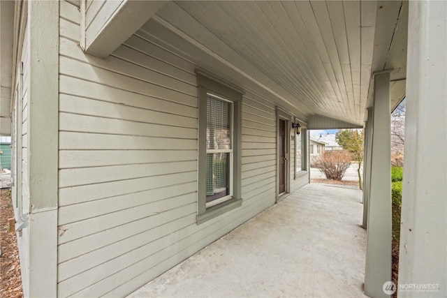 view of patio / terrace featuring a porch