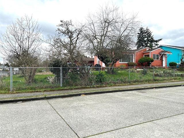 view of street with curbs and sidewalks