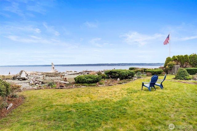 property view of water