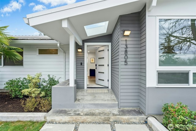 view of property entrance