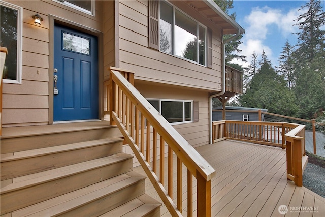view of deck