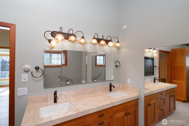 6065 Central Ave, Anacortes, WA 98221 - bathroom with a sink and double vanity