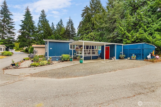 view of manufactured / mobile home