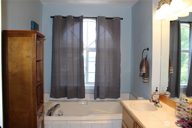 28016 234th Ave SE, Maple Valley, WA 98038 - full bathroom featuring vanity and a garden tub