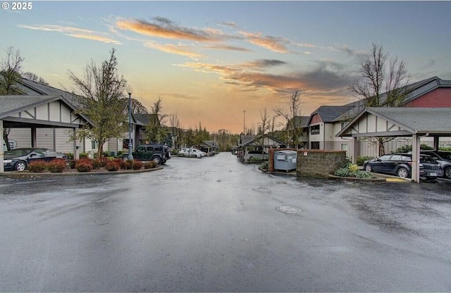 view of street with a residential view