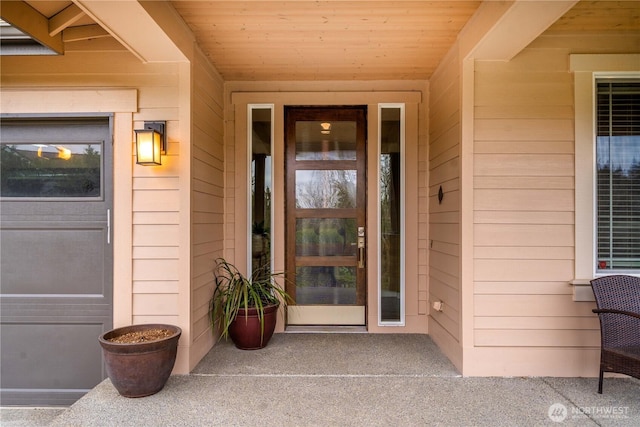 view of entrance to property