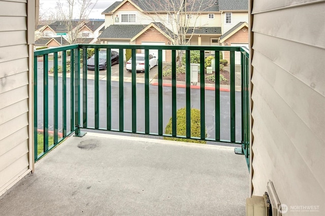 view of gate featuring a residential view