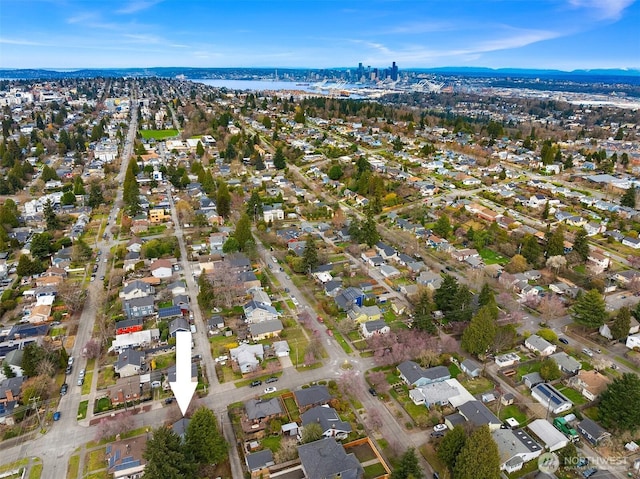 bird's eye view featuring a residential view