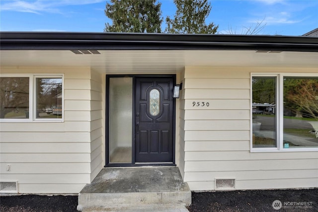 view of entrance to property