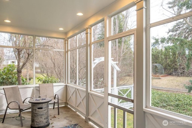 1120 Home Ave, Walla Walla, WA 99362 - sunroom / solarium featuring recessed lighting