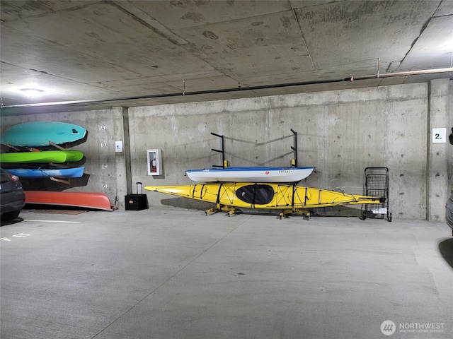 view of parking deck