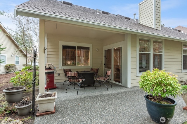 view of patio / terrace featuring grilling area