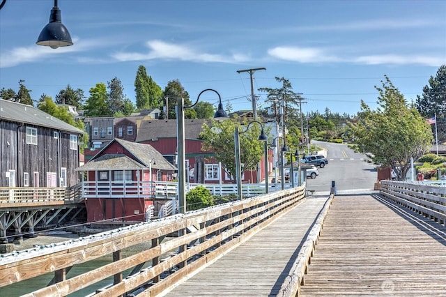 view of dock