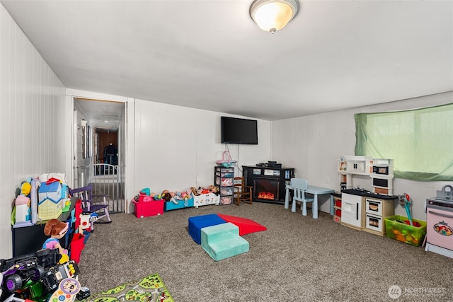 playroom with carpet