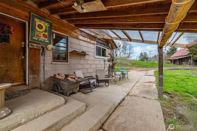 view of patio