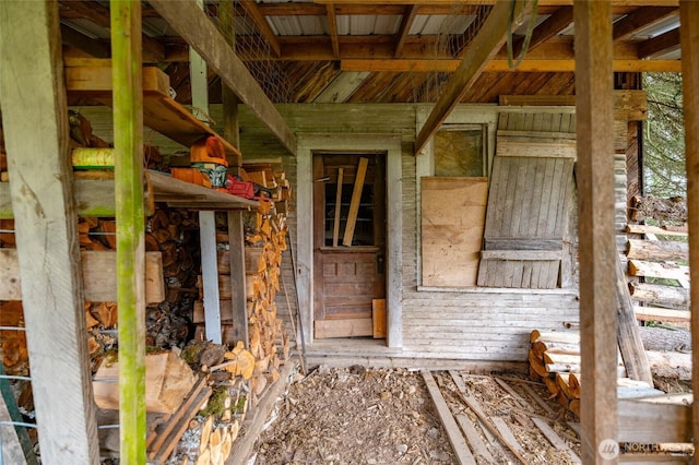 view of exterior entry