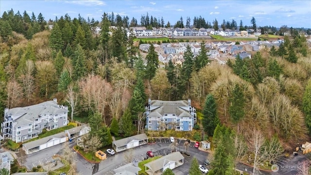 birds eye view of property featuring a residential view