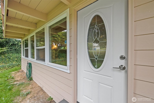 view of property entrance