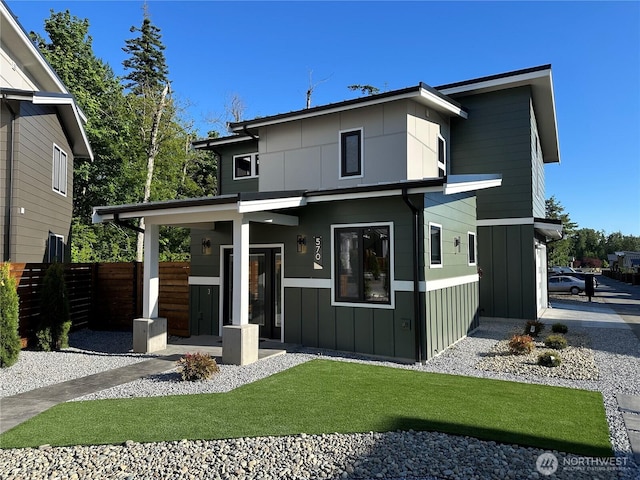 570 Creston Ct, Bellingham, WA 98226 - rear view of property featuring board and batten siding