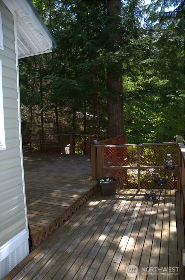 view of deck