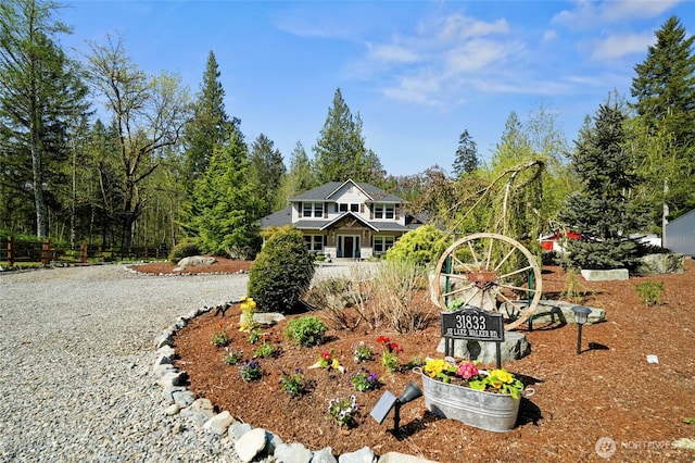 view of front of home