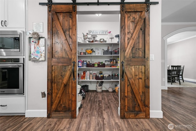 view of pantry