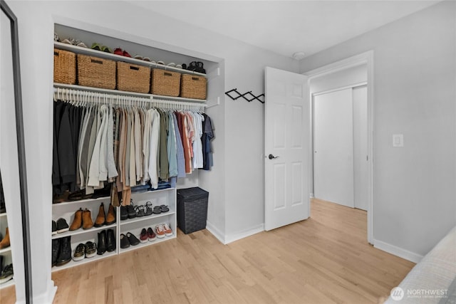 view of closet