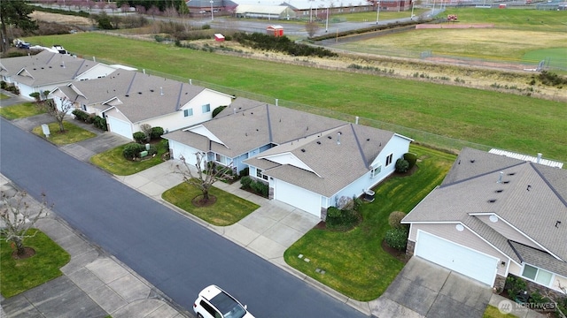 bird's eye view featuring a residential view