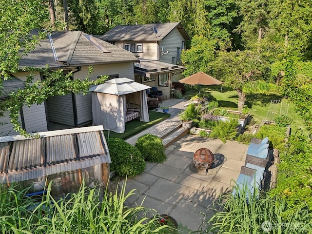 26821 NE 124th St, Duvall, WA 98019 - aerial view of property and surrounding area