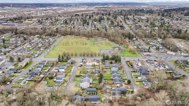 birds eye view of property featuring a residential view