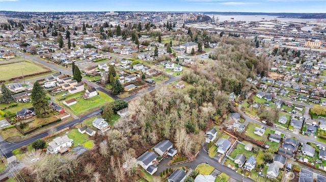 aerial view featuring a residential view