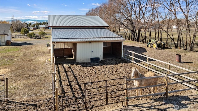 view of outbuilding with an outbuilding and an exterior structure