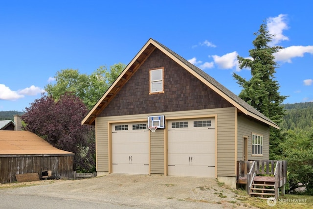 313 S 2nd St, Roslyn, WA 98941 - view of detached garage